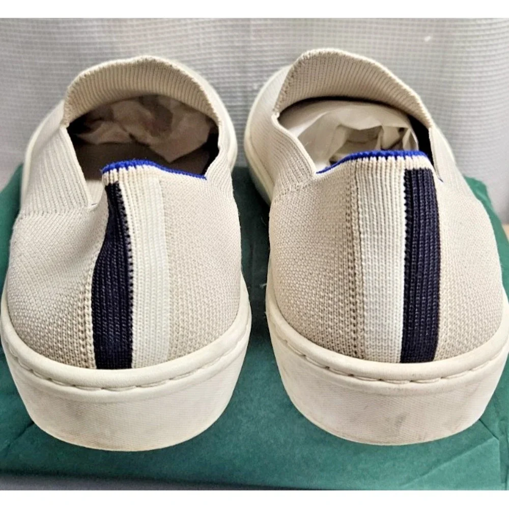 ROTHY'S The Sneaker‎ woman Sz 6 sand ivory knit slip on